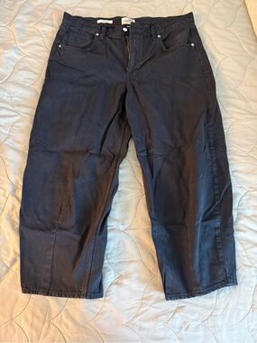 Universal Thread Women's Navy Straight-Leg Jeans